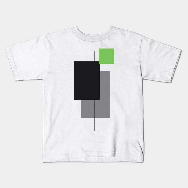 The art of shapes Kids T-Shirt by blvkwardrobe